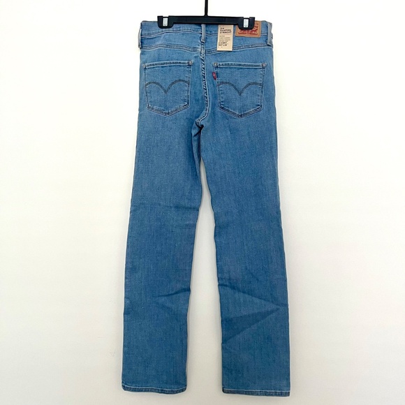 Levi’s 314 shaping straight jeans medium wash denim size 27 - Picture 2 of 9